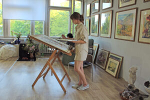 watercolor art studio