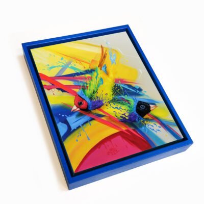 Graffiti Rainbow Box 03 , acrylic&gouache on canvas 100x80cm