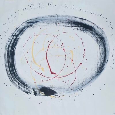 Aerial Enso 8 – The Dance of Colour & Chance, 2024 by Kamila CK Artist